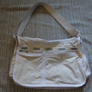 LeSportSac Crossbody Bag  White 9.75 x 14 x 5 in